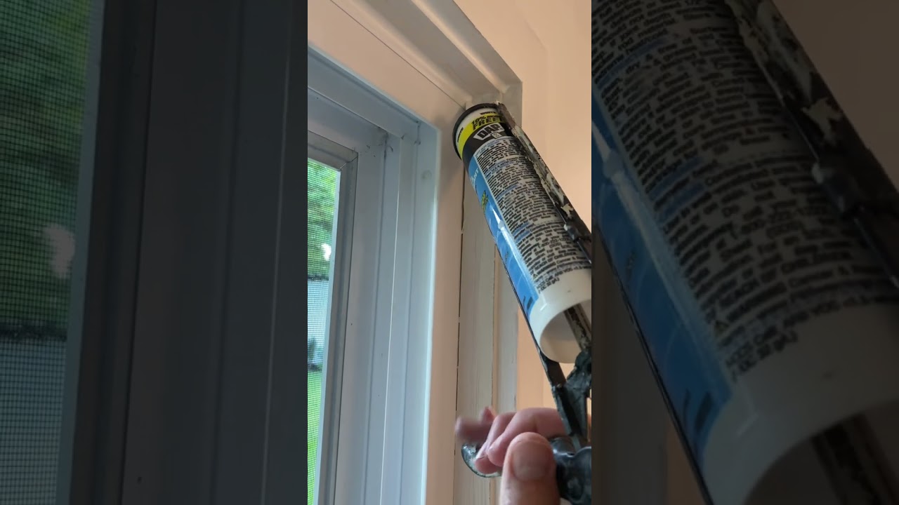 Caulking in New Window Casings