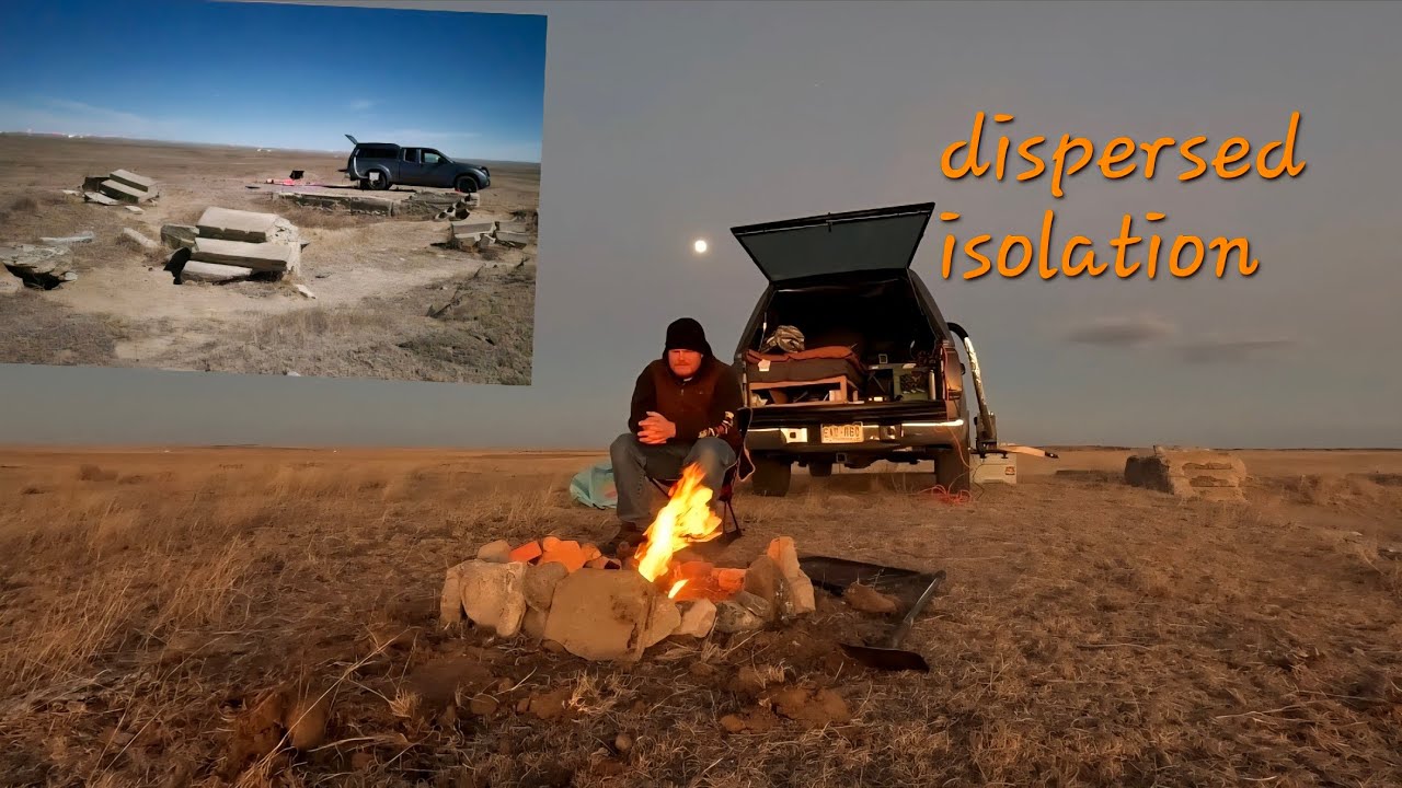 Truck Camping at Pioneer Ruins with my New Diesel Heater - Solo Adventure