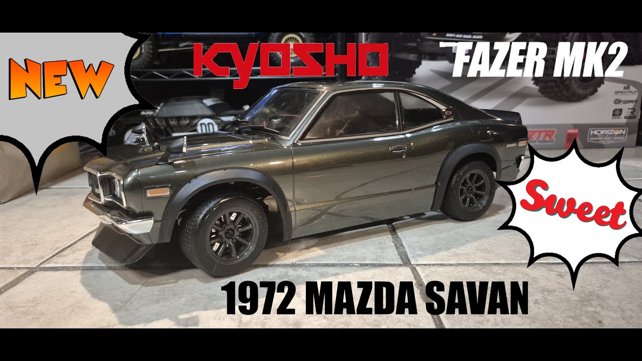 Kyosho FAZER MK2 1972 Mazda Savanna GT Tuned 1/10 Upgrades и многое другое