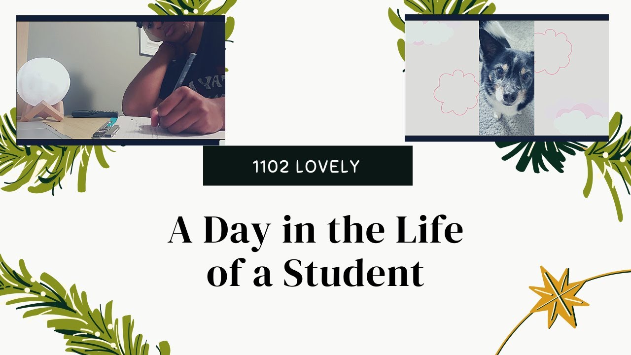 A Day in the Life of A Canadian Student (studying, journaling, working out at home)