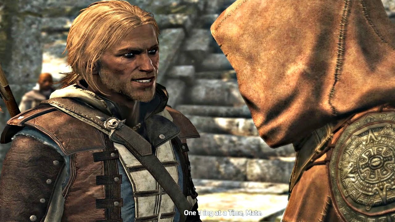 Assassin's Creed 4 Black Flag Edward Kenway Joins The Assassins Scene (PS4 Pro)