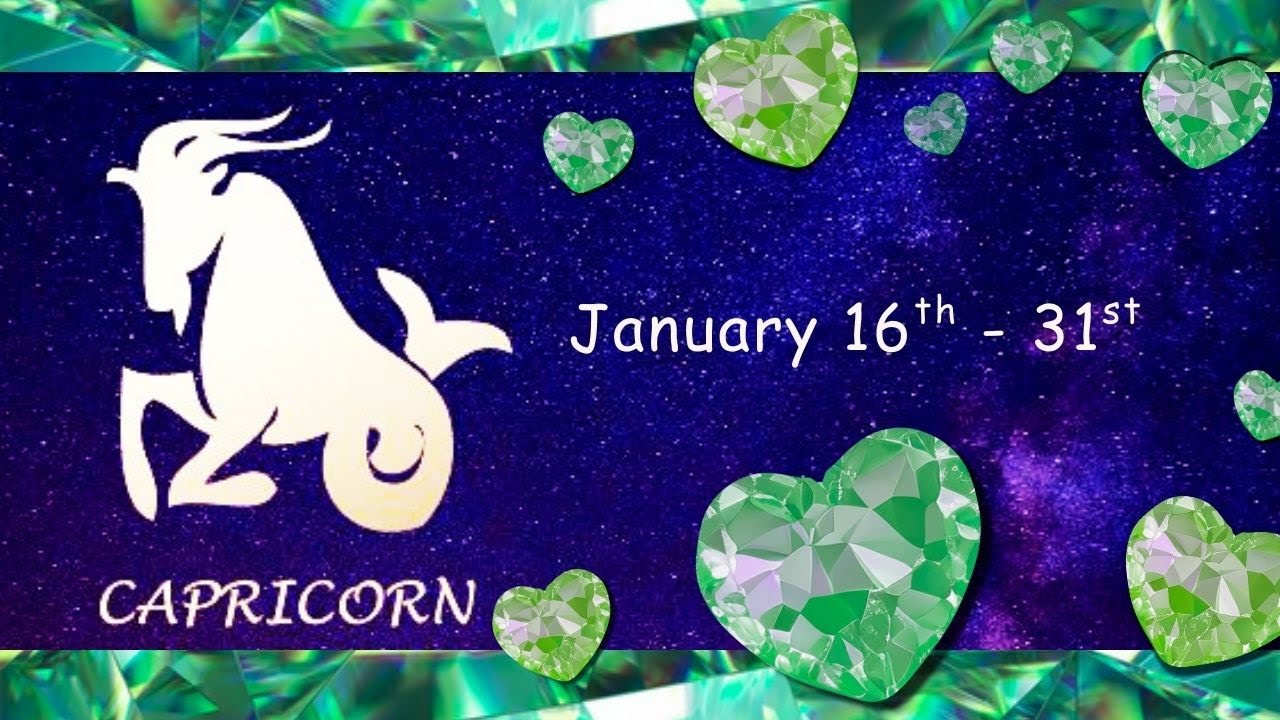 Capricorn (January 16th-31st) Totally IN LOVE with U, but HIDING their FEELINGS. Wanting to OPEN UP.