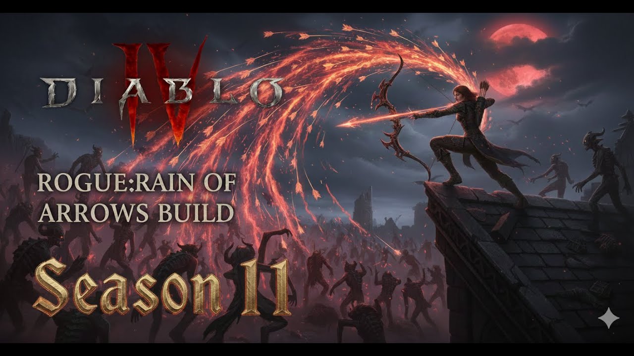 Ливень Стрел Разрывает! Лучший АоЕ билд на Разбойника в Diablo 4