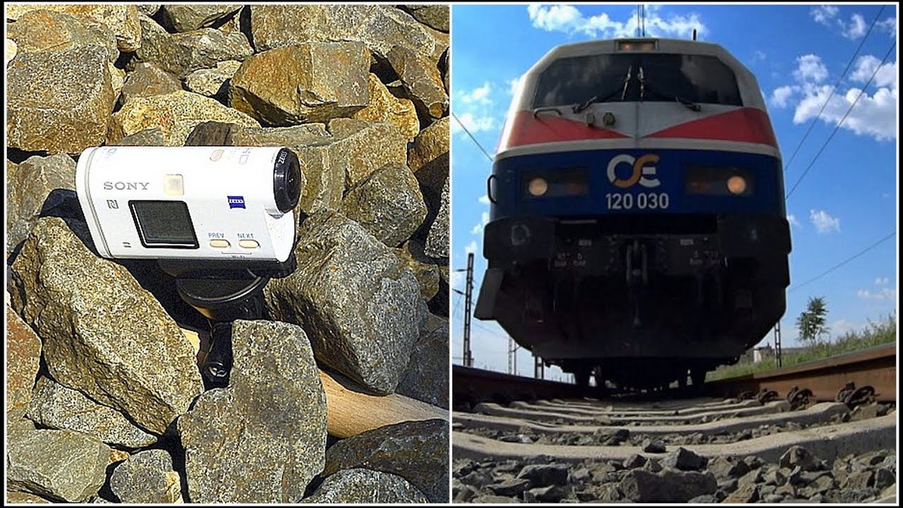 SONY Action Camera Under Trains in Greece plus....