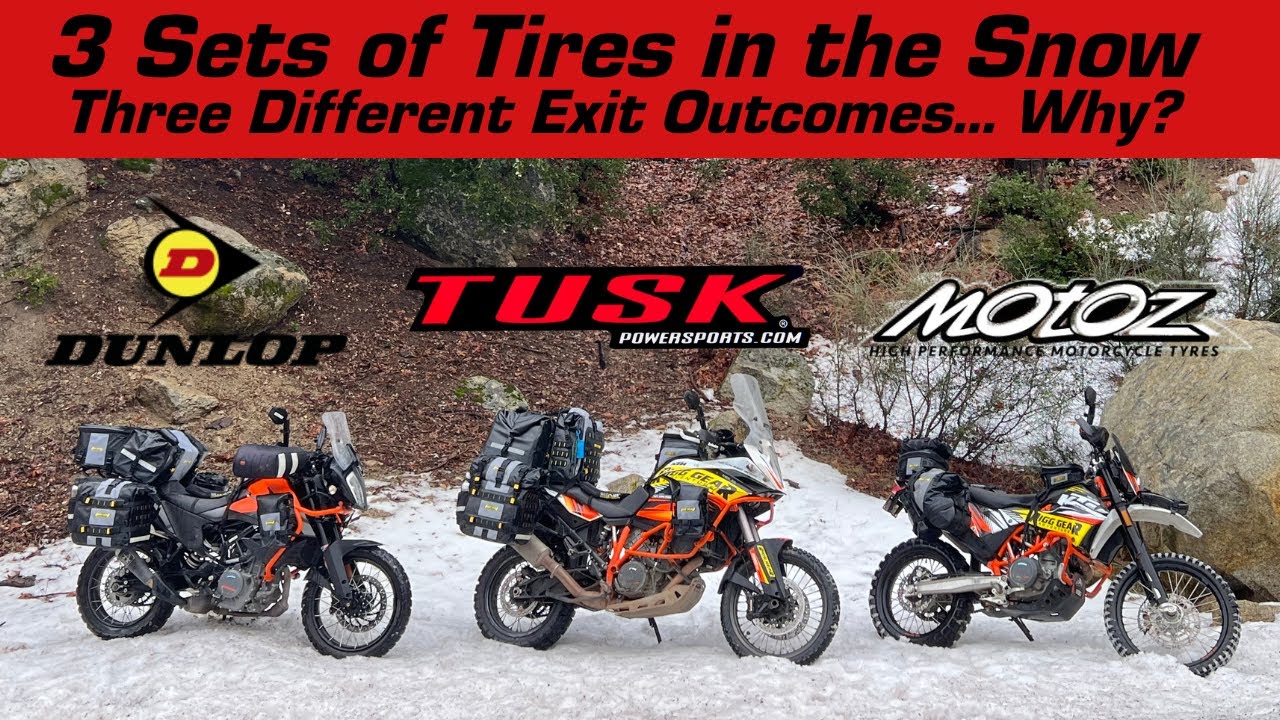 Adv Tire Snow Test! ❄️ Tusk 2Track vs. Dunlop TrailMax Raid vs. Motoz RallZ Why Different Results?