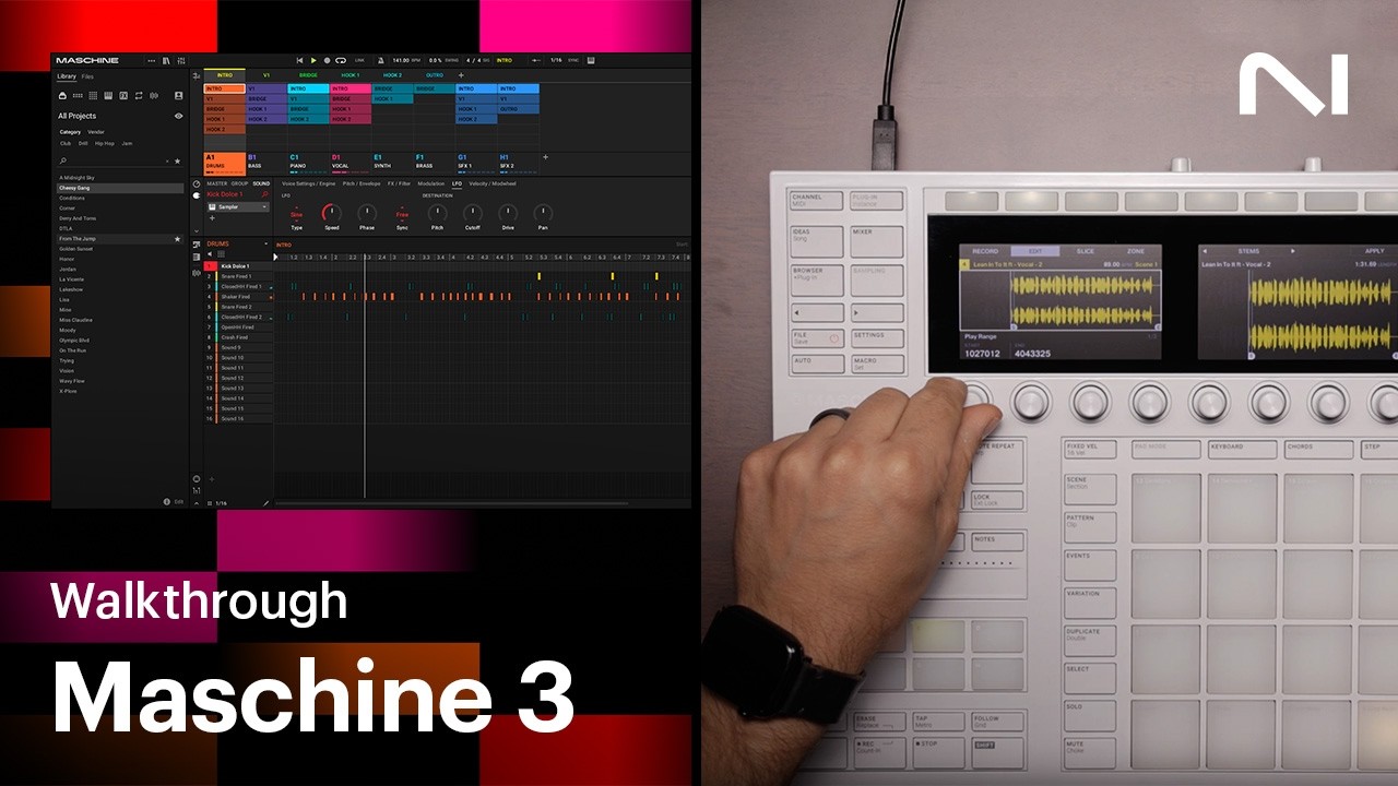 Что нового в программном обеспечении Maschine 3 | Родные инструменты