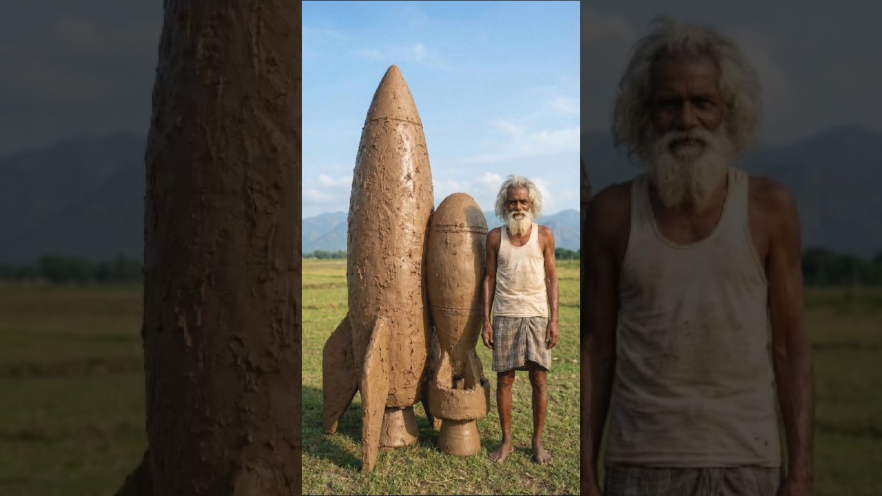 &ldquo;Grandpa Builds a Nuclear Bomb from Clay 🇮🇳🔥 | Incredible Village Craftsmanship&rdquo; #shorts #aicraft