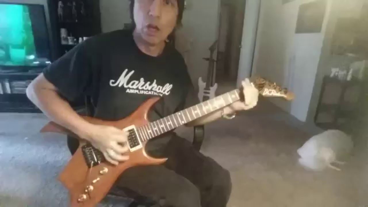 Madhouse - Anthrax - (guitar cover w/solo) 1985 BC Rich Bich NJ (made in japan)