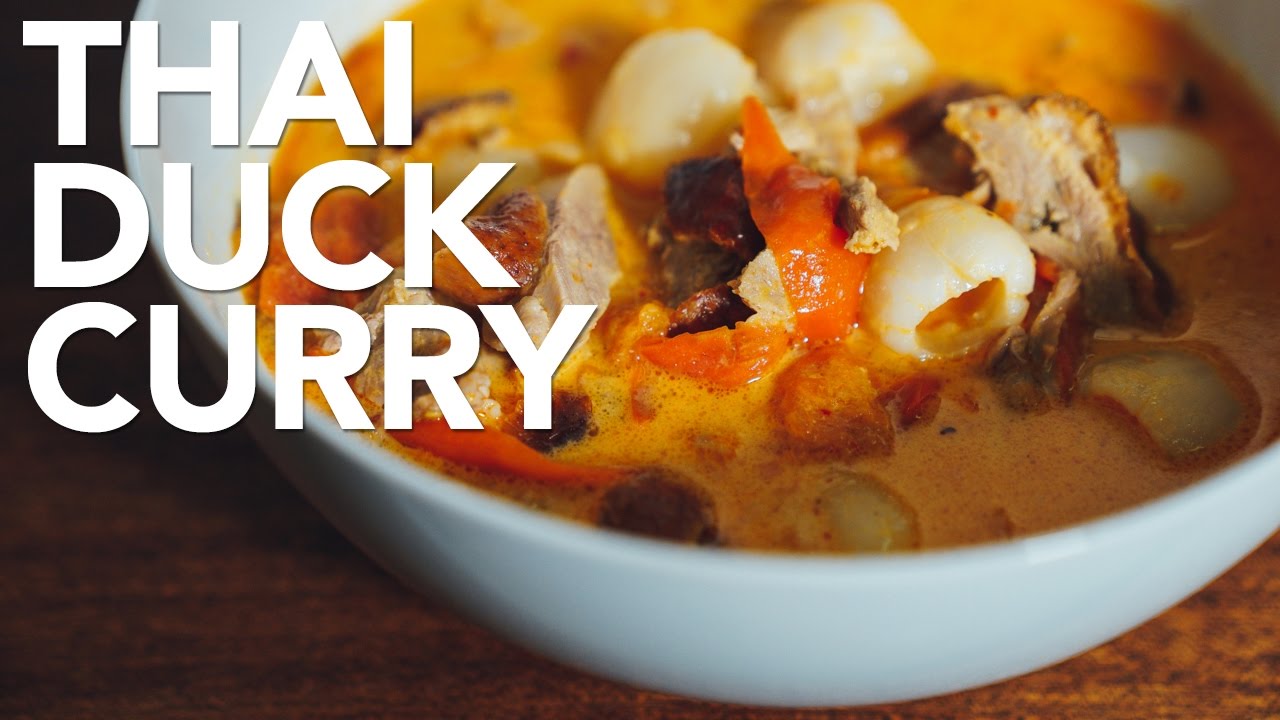 THAI ROASTED DUCK CURRY with Instant Pot