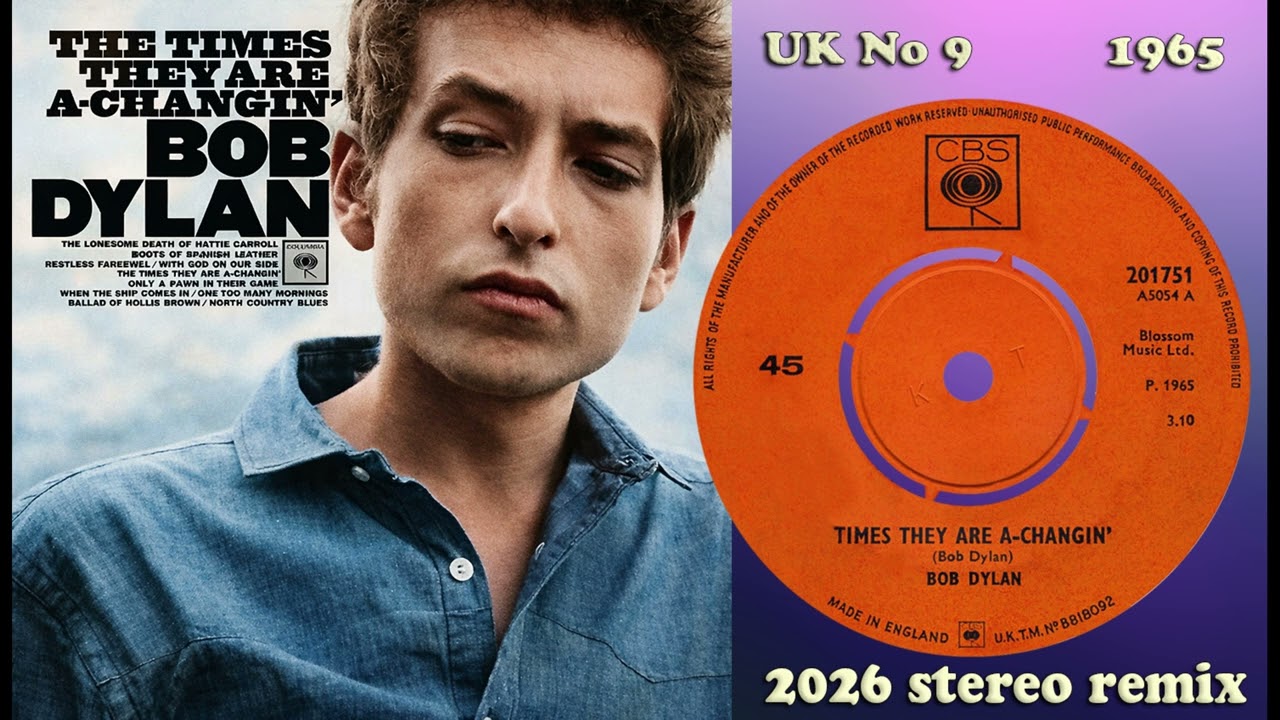 Bob Dylan - The Times They Are A Changin' - 2026 stereo remix 4K