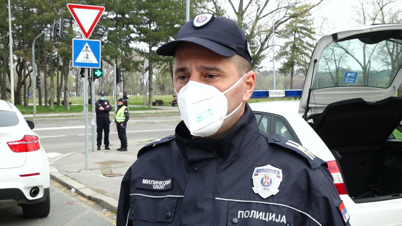 Akcija saobracajne policije-zamenik nacelnika USP Milinkovic Boban