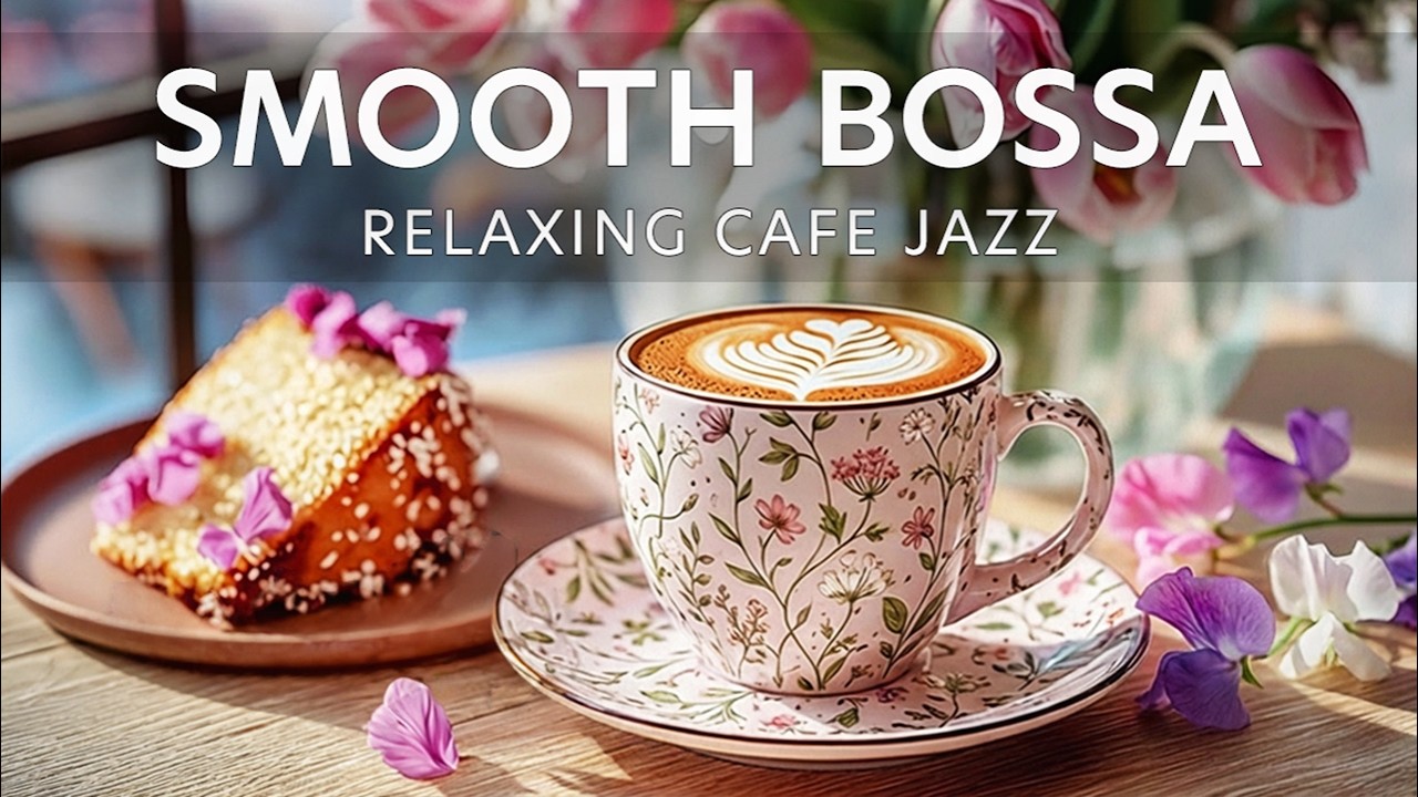 Smooth Bossa & Relaxing Cafe Jazz ☕ Gentle Spring Morning for Cozy Study and Work