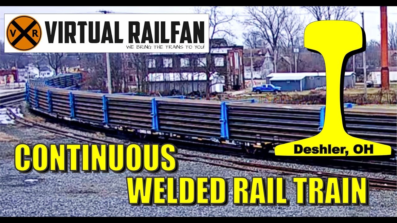 Continuous rail train on the 360 camera at Deshler, OH!