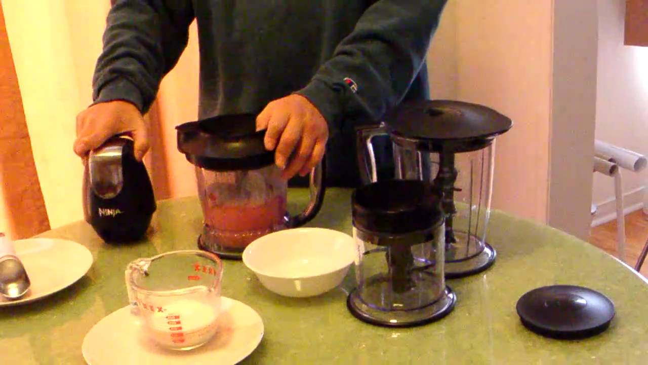 Easy Recipe -  Strawberry ice cream   - Ninja Master Prep Pro - 自製士多啤梨雪糕