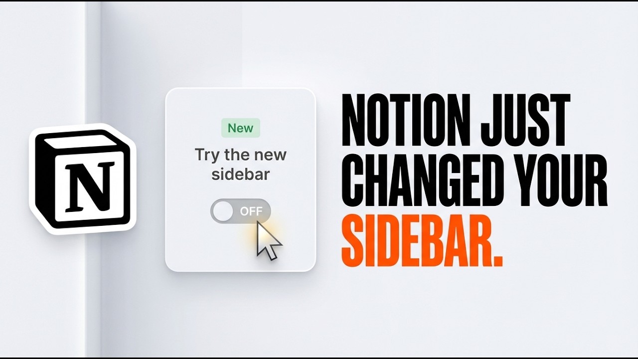 Notion's New Sidebar Features Revealed