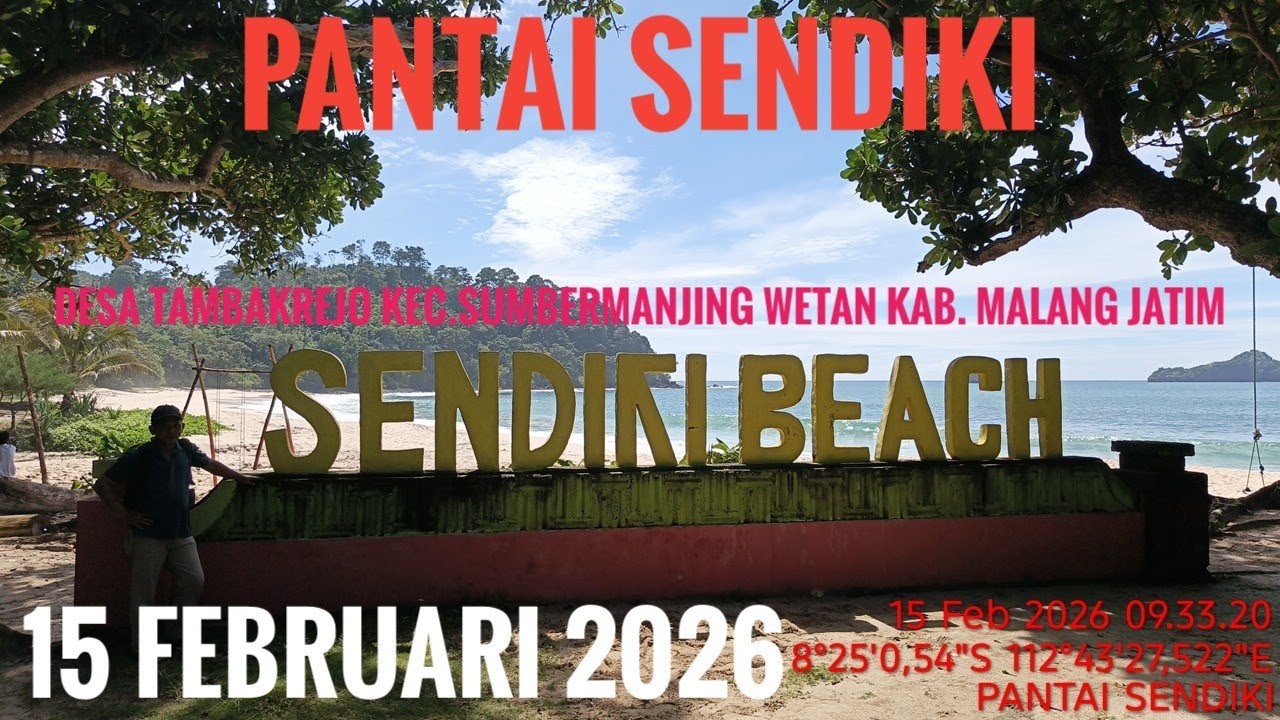 REFRESHING DI PANTAI SENDIKI MALANG JATIM @didikrefreshing 