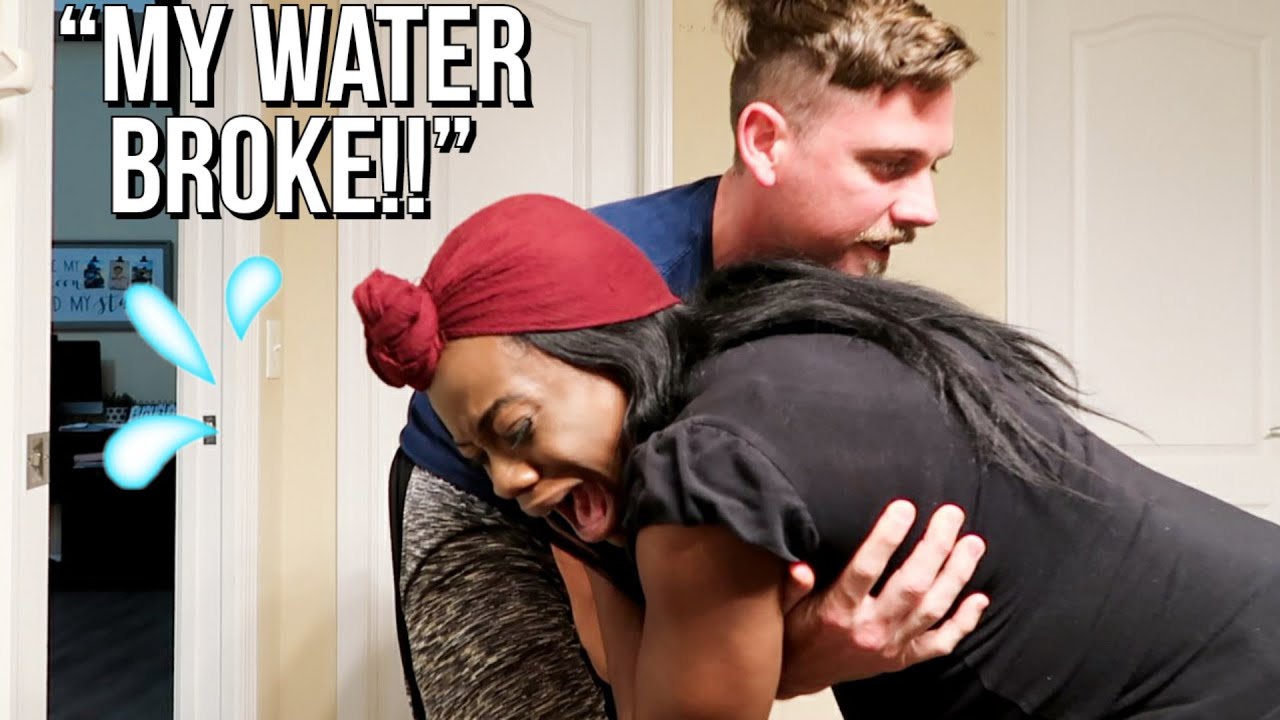 MY WATER BROKE ON HUSBAND!!! *BACKFIRES*
