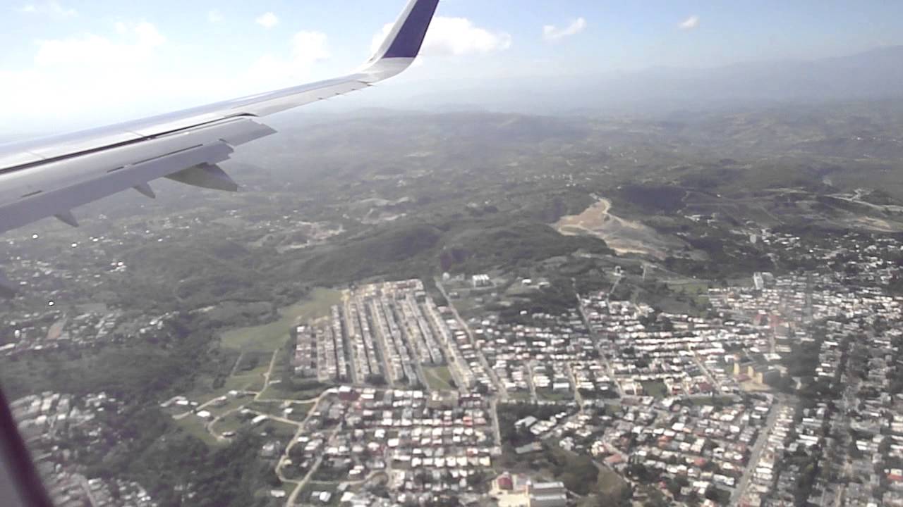 Jetblue aterrizando Santiago, Dominican Republic