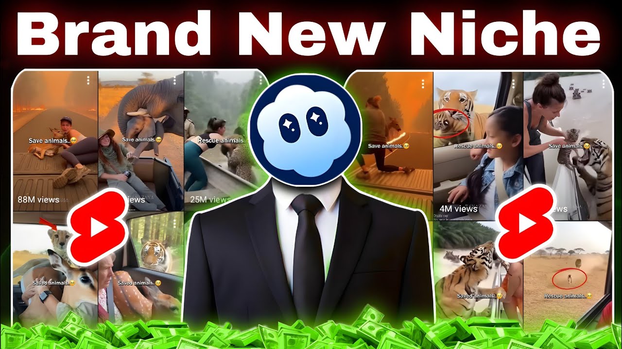 Create Viral Rescue Animal Videos with Sora AI 🇺🇲 | USA Faceless Niche 💰