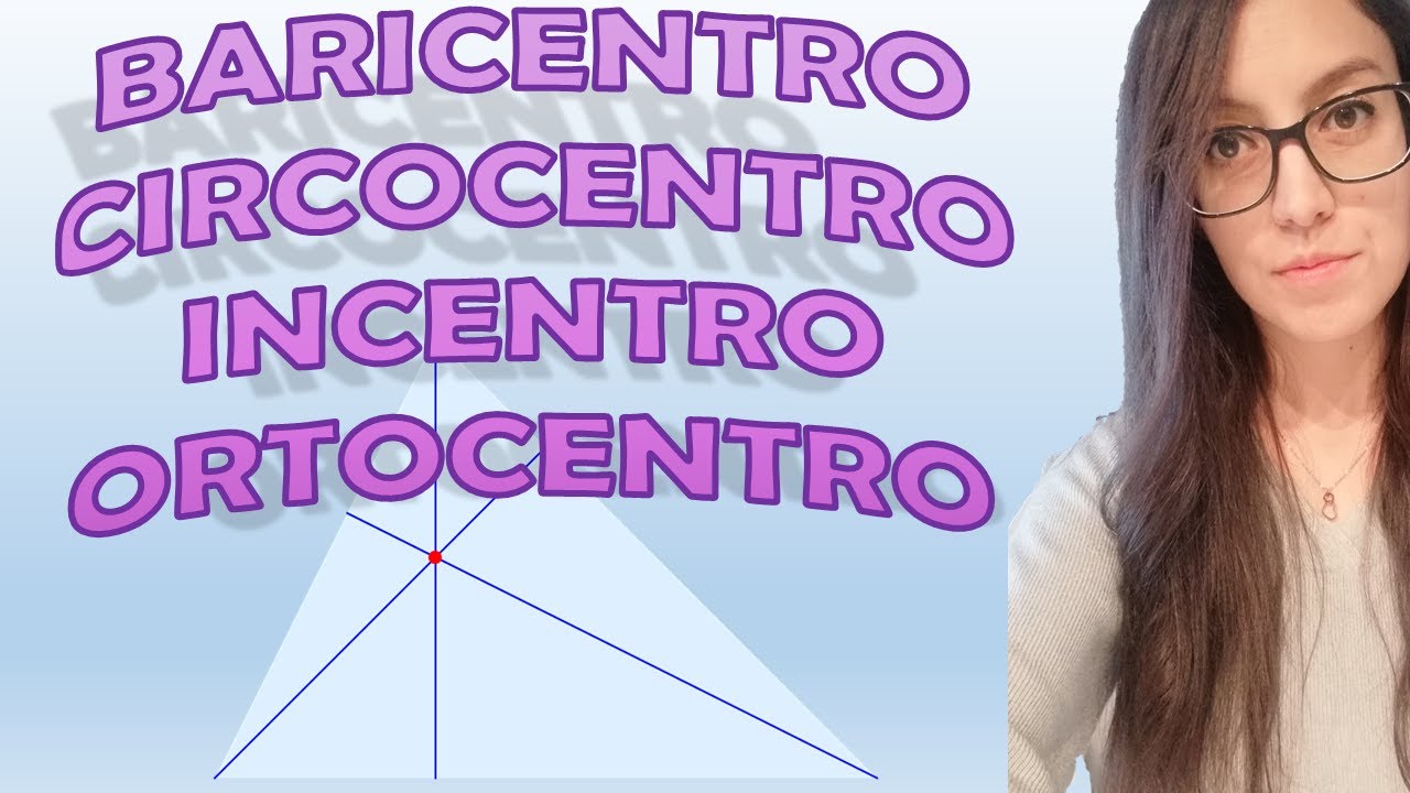 BARICENTRO, CIRCOCENTRO, ORTOCENTRO, INCENTRO: punti notevoli del triangolo