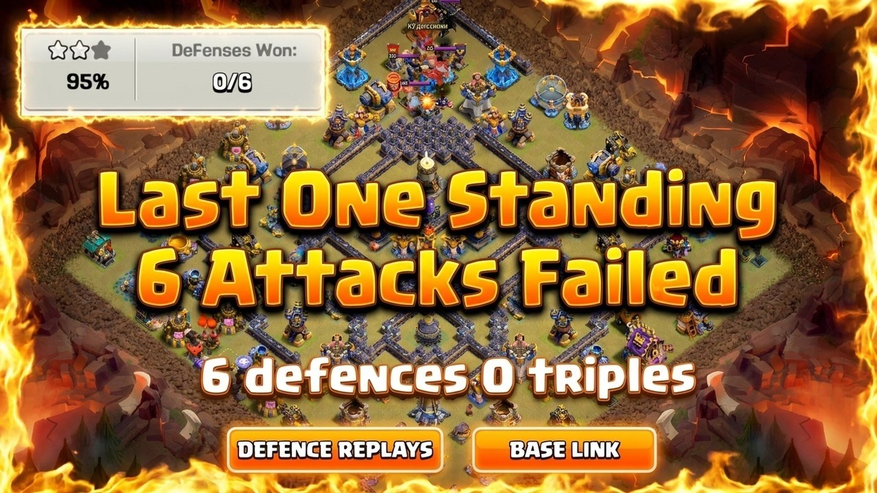Clan That Never Lost A War... Lost To This TH18 War Base 🔥 (Replays + Link)