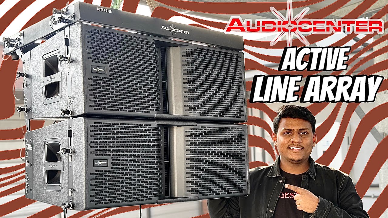 AudioCenter Active Line Array।अब Amplifier की जरूरत नहीं।