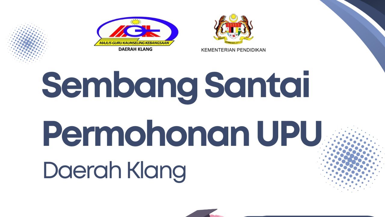 Sembang Santai Permohonan UPU Sesi 2025 Daerah Klang