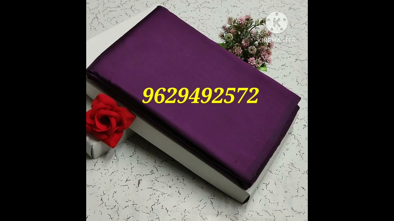Fancy Plain Soft Silk Sarees