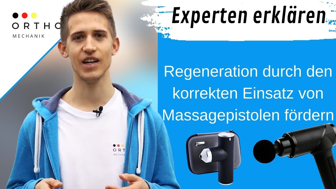 Regeneration für Läufer und Radfahrer mit Massagepistole unterstützen