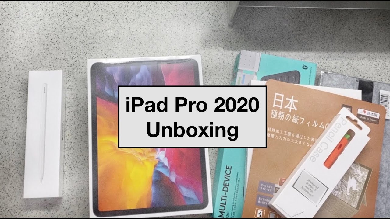 iPad Pro 2020 Apple Pencil 2nd Gen Unboxing Accessories K380 Logitech 아이패드 프로 4세대 애플펜슬 2세대 언박싱 악세사리
