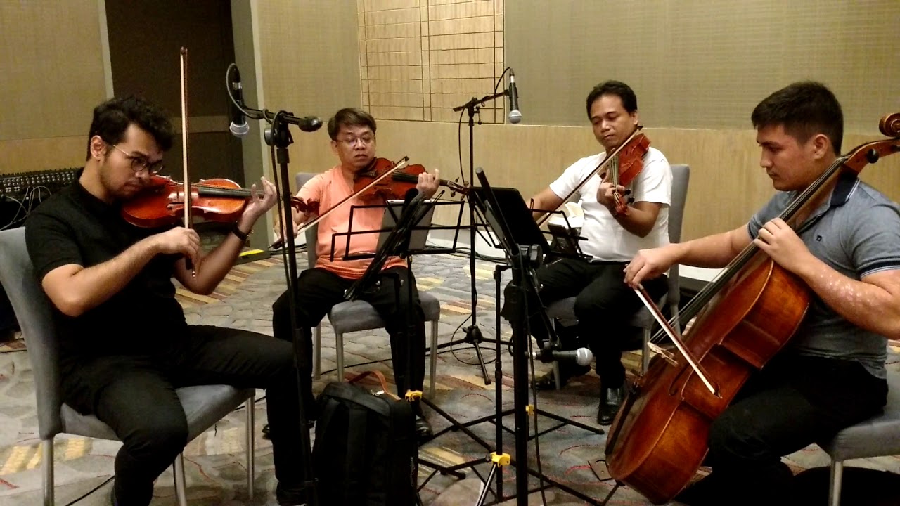 Tagpuan by Moira Dela Torre - string quartet - String Fusion cover - Manila, Philippines