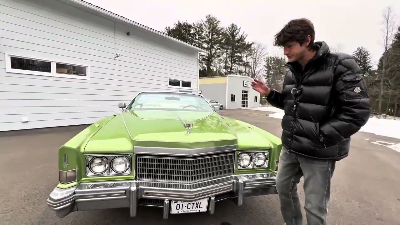 Лаймово-зеленая «Грув Машина», Cadillac Eldorado 1974 года выпуска.