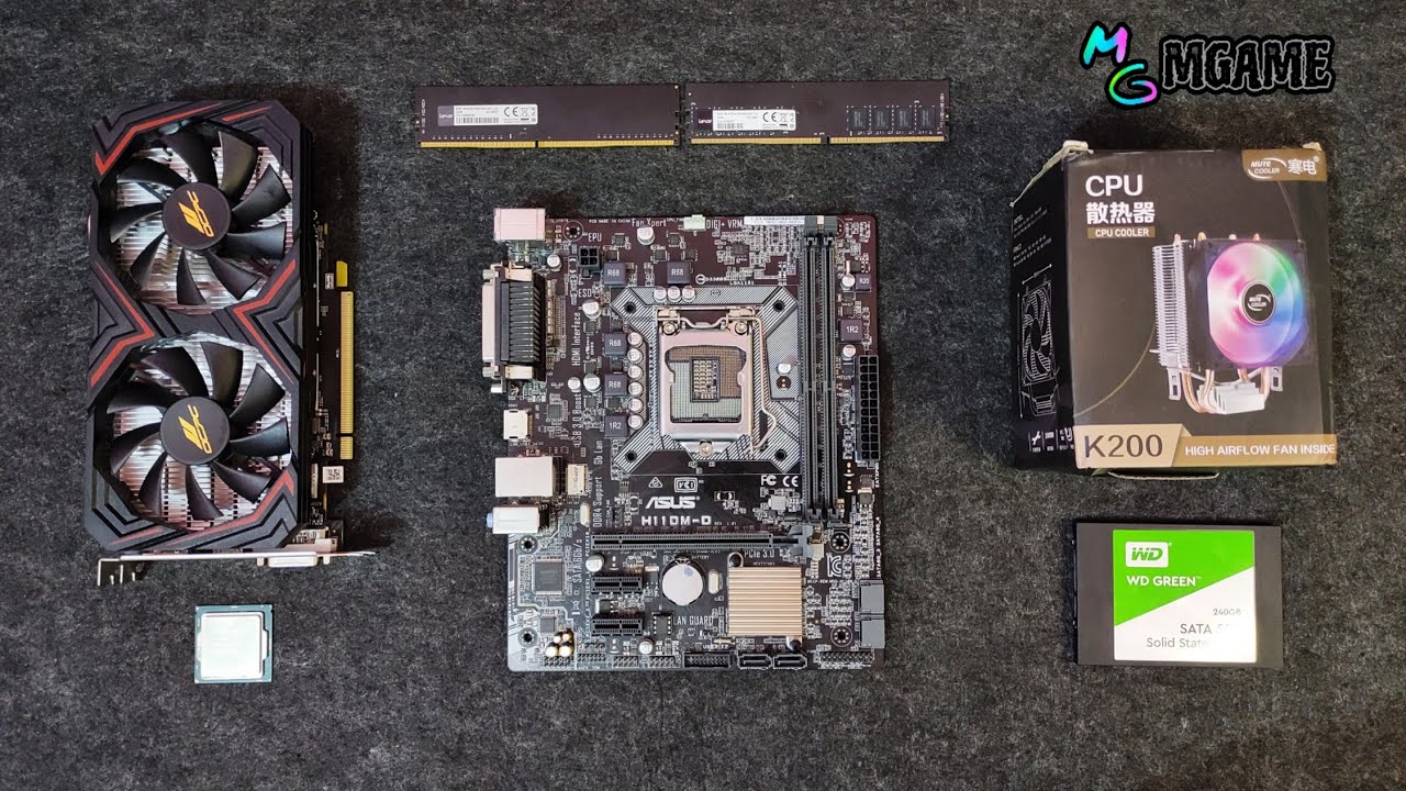 I7 6700 + RX 580 8GB Gaming PC Build