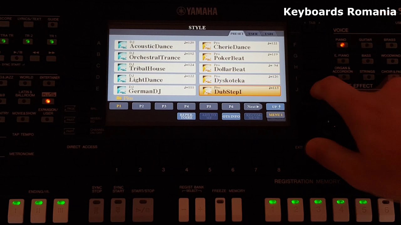 Yamaha PSR-S775 - Plus Category All Styles (Intros Demo)