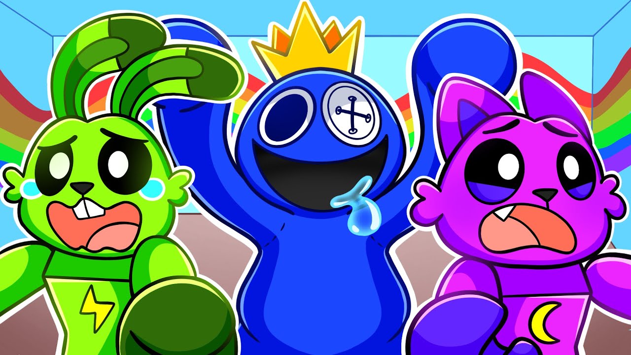 E se os Smiling Critters fossem para o Rainbow Friends no Roblox