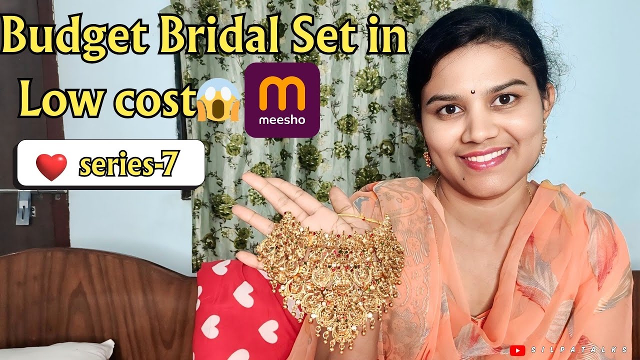 Low Cost Best Bridal Set in Meesho 😍 | Budjet friendly | @Meesho  @MeeshoCreatorClub