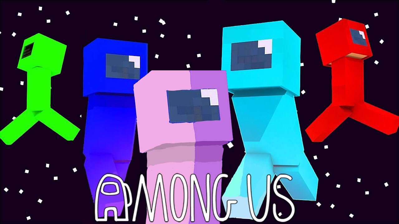 Jugando al |Among Us| en MINECRAFT!! O: