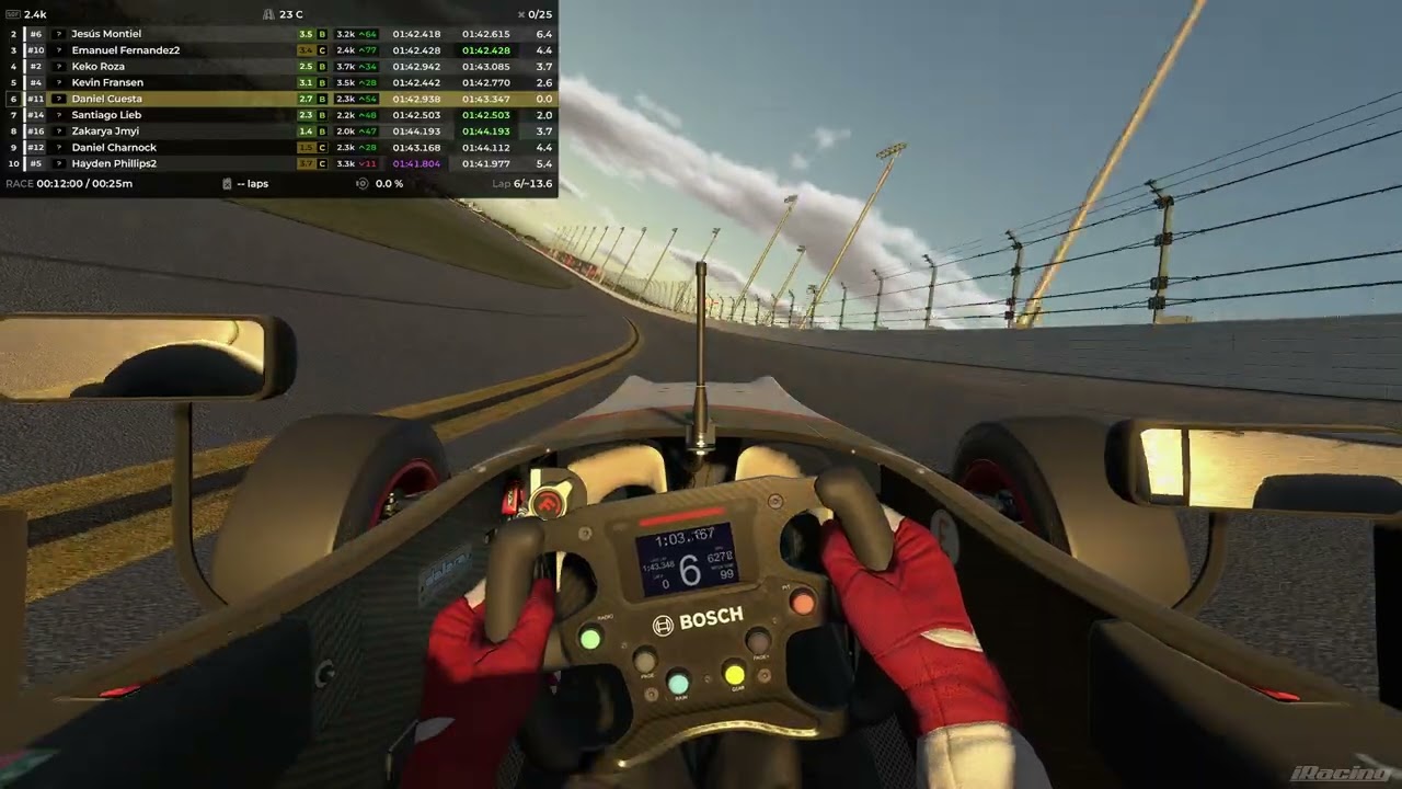 iRacing 2026 S1 F3 Daytona P13 a P7