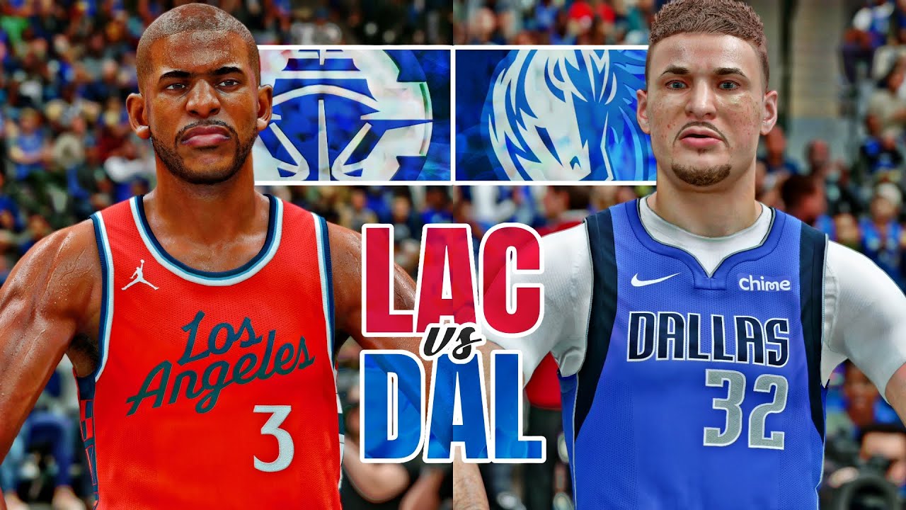 NEW LOOK MAVERICKS vs NEW LOOK CLIPPERS | NBA 2K25 (PS5 PRO) [4K60]