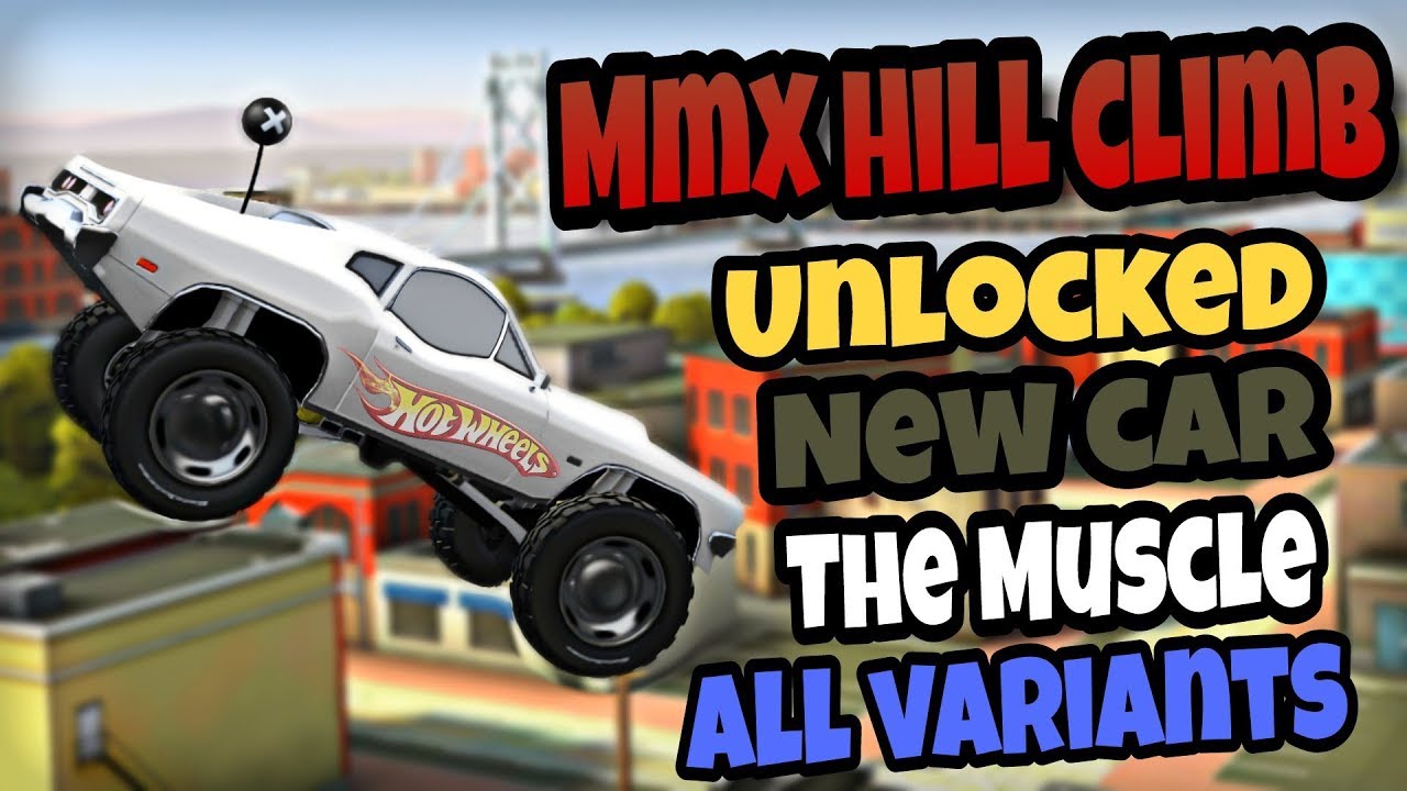 UNLOCKED 👉The MUSCLE👈 car - Mmx Hill Dash | All Variants - Upgraded | Hutch Games | First look