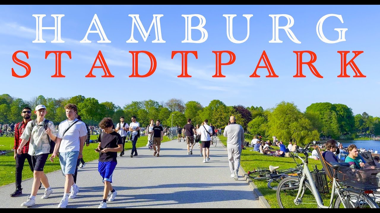 In 4K Hamburg Stadtpark 🇩🇪 ☀️ Sunny Walk #germany #hamburg #subscribe 👍