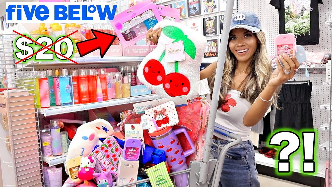 FIVE BELOW SHOPPING SPREE! ONLY $1.00 LUXURY & DESIGNER NEW FINDS!