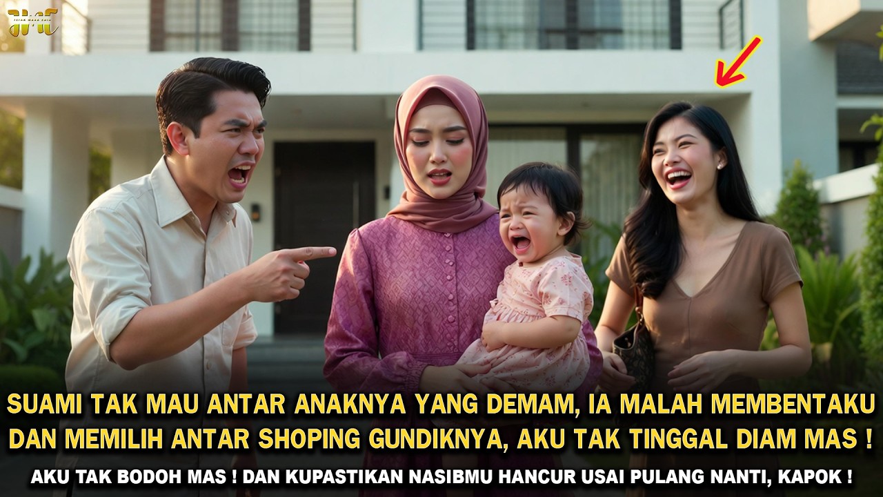 SUAMI MENOLAK ANTAR ANAKNYA YANG DEMAM MALAH ASIK KENCAN DENGAN PELAKOR,KU BUAT DIA HANCUR DAN KAPOK