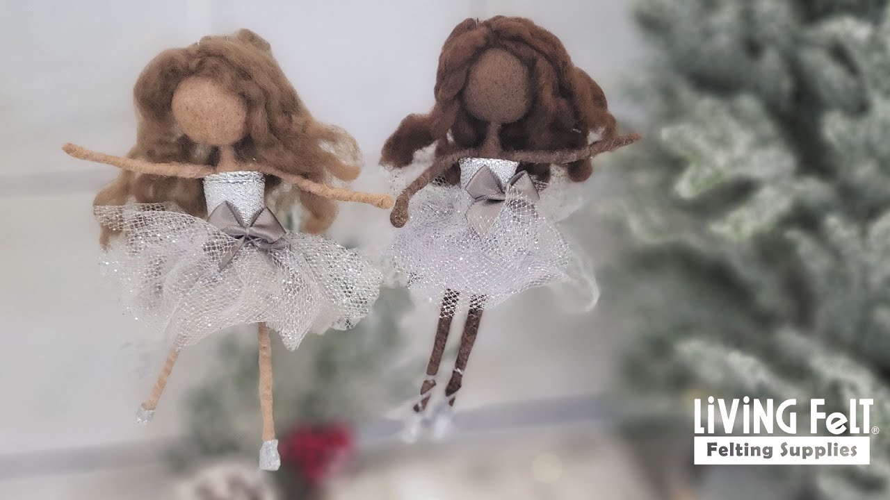 Needle Felt Ballerina Doll Waldorf Beginner Tutorial - Quick Version