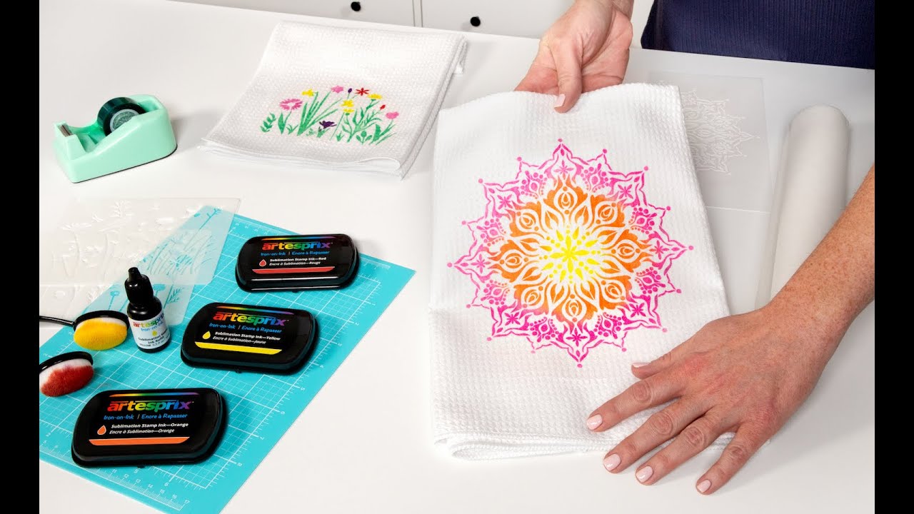 Artesprix awarded USA Patent for Sublimation Stamp Pad with Iron-on-Ink