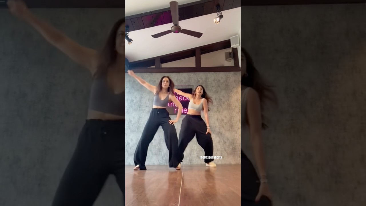 Anya Singh💃🔥& Shanaya Makani dance on Ghafoor|The Unseen Shorts 