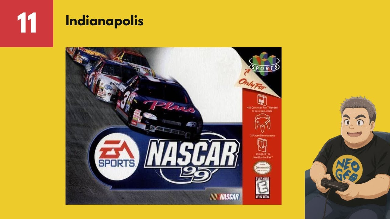 A corrida no templo do automobilismo - Nascar'99 (N64)