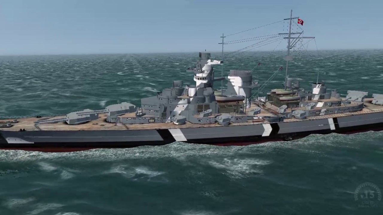 LSH3 Nelson vs the bismarck and tirpitz