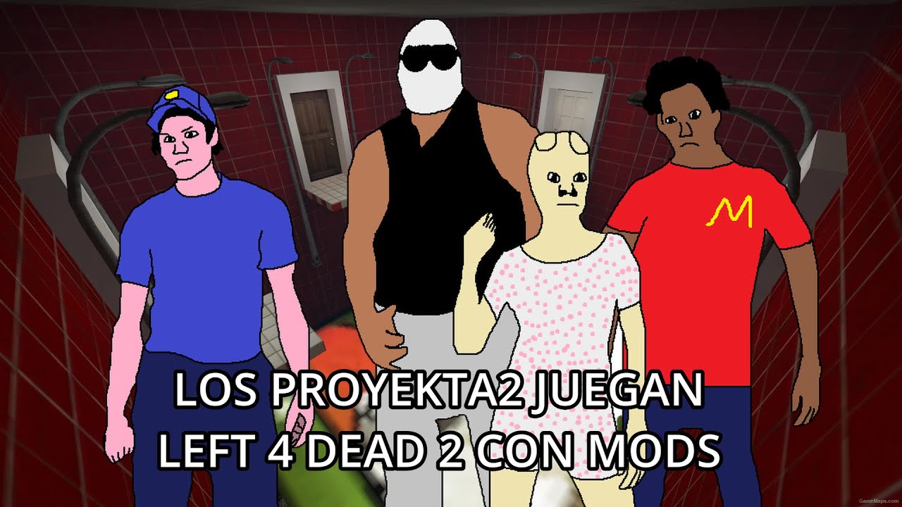 LOS PROYEKTA2 JUEGAN UN MAPA TROLL DE LEFT 4 DEAD 2