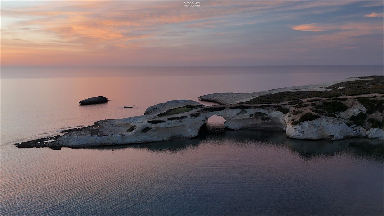 Tramonto a S'Archittu (Cuglieri) drone 4k